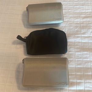 3 Airline toiletry bags shaving Dop Doppler travel amenity kit travel